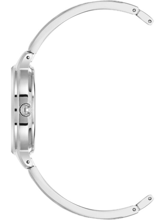 Anne Klein Women\'s Silver Black Analog Genuine Diamond Dial Bangle Luxury Watch main image 8